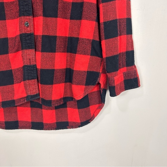 MADEWELL black and red lumberjack flannel M15 - Picture 2 of 9